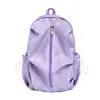 2026 Nova Mochila para Meninas Ensino Fundamental Alta Aparência Mochila Tie-dye Simples Grande Capacidade Leve Casual Mochila de Costas Duplas