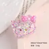 Accesorios de Resina para Manualidades de Dibujos Animados Joyería Transfronteriza Gel de Fresa y Crema con Brillo Fino Pasador Hecho a Mano Accesorios para Funda de Teléfono Hebilla de Zapato