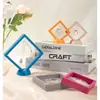 Película de PE suspensión caja de embalaje transparente expositor de joyas caja para anillos de collar caja de perlas fuerte tenacidad a prueba de polvo oxidación
