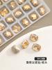 Ornamentos de Diamante para Nail Art Broca K9 Flash Cristal Cor Champagne Coração Torto Gota d'Água Placa Flash Ornato para Unhas