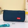 Estojo Grande Capacidade 2025 Novo Design Nicho Masculino e Feminino Estudante do Ensino Fundamental Estojo Simples Caixa de Papelaria Bolsa