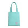 Bolso Lindo Dopamina con Bordado de Lazo, Lona Portátil Sencilla para Teléfono Móvil y Billetera para Salidas