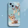 Funda para Teléfono Móvil Yilu Fortune Adecuada para Apple 16Promax Iphone15/14 Nueva Dibujo Animado 13 Funda de Vidrio
