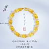 Jin Yan Long No Caer Pulsera de Cinta de Flor Cepillada con Diamantes de Oro Brillante de 24K para Mujer Nuevo Estilo Chino Combinable Brazalete Abierto