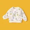 Suéter Lindo para Bebé de Primavera y Otoño Top para Niños Ropa de Bebé Suéter de Manga Larga Camiseta Sudadera Abrigo de Dibujos Animados Ropa para Niños