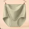 Estilo Mãe de Meia-Idade Algodão Puro Crotch Antibacteriano Calcinhas Plus-Size de Cintura Alta que Modelam o Quadril para Mulheres Primavera/Verão Novo 100kg