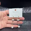 Brincos de Urso Amorosos para Outono e Inverno para Mulheres, Fofos e Doces, Versáteis, Galvanoplastia Ecológica, Atacado de Acessórios Yiwu