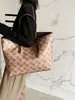 Nova bolsa de compras city33 da Coco C com fecho magnético, bolsa tote de grande capacidade, bolsa de mão estampada para o dia a dia, bolsa de ombro para mulheres