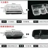 Caja Cuadrada para Llevar, Lonchera Transparente Rectangular con Tapa, Caja Multicompartimentos, Segura para Microondas, Grado Alimenticio