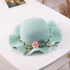 2026 Nuevos Sombreros de Paja de Verano para Niñas, Sombreros de Princesa con Flores, Sombreros de Sol para Niños, Sombreros de Sol, Sombreros de Playa