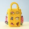 Bolsa de Silicona con Cremallera de Agujeros Bolso de Mano de Verano para la Arena Bolso de Agujeros Colorido Bolso de Playa DIY Bolso de Gelatina