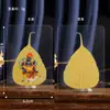 Folhas Naturais de Bodhi, Zhakiram, Farmacêutico, Thangka da Tara Verde, Pintura Thangka do Deus da Riqueza Amarelo, Arte de Parede, Molduras para Fotos no Atacado