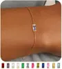 Pulseira de Pedra de Nascimento Feminina da Amazon Cross-Border, Nova, Elegante e Requintada, Pulseira de Amizade Popular e Versátil, Joia Presente