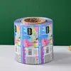 Filme Termoencolhível de PVC Personalizado para Selagem de Gargalo de Garrafa, Filme de Selagem de Tampa de Garrafa, Filme Termoencolhível em Rolos, Filme Termoencolhível de PET Feito Sob Medida