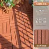 Piso de Madera Plástica para Exteriores para Terraza, Autoinstalable, Enclavable, Instalación de Tablas sin Clavos, Renovación de Piso de Balcón Anticorrosivo