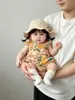 Nuevo Mono Pullover Elegante y Lindo de Verano para Bebés Niños y Niñas, Body de Recién Nacido a la Moda con Tirantes, Estilo Delgado de Verano, Artículo Más Vendido