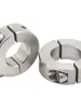 Acero Inoxidable 304 Engrosado Anillo de División Fijo Acoplamiento Eje Liso Abierto Anillo de Bloqueo de Sujeción Redonda Anillo de Límite