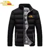 Aliexpress Moda Masculina Cardigã com Gola Alta Jaqueta de Algodão para Esportes ao Ar Livre Inverno Novo Casaco de Algodão Espesso Tendência