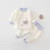 Conjunto de Ropa Cálida para Bebé Estilo Otoño Invierno Ropa Separada para Bebés Ropa de Invierno Cálida Acolchada para Bebés y Niños Pequeños Ropa de Otoño Pantalones de Otoño