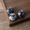 Bola de Cristal Natural de Venta Caliente Transfronteriza 25mm Conjunto de Siete Estrellas Adornos de Bola Feng Shui Artesanías Pulidas de Piedra Cruda de Cristal