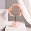 Árbol de cristal de grava natural, cuenco de vidrio de diamante, artesanías, hogar, oficina creativa, decoración de escritorio, árbol de color al por mayor