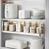 Prateleira de Armazenamento Suspensa Sem Furos para Armário de Cozinha Prateleira Suspensa em Camadas Retrátil Porta-Temperos Prateleira de Armazenamento para Armário de Parede