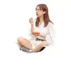 Sillón reclinable ajustable de tres niveles silla de luna para exteriores silla plegable silla de camping portátil para oficina almacenable