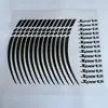 Pegatinas Reflectantes Decorativas para Rines de Coche de 18 a 21 Pulgadas Pegatinas de Letras Deportivas para Cubos de Rueda de Motocicleta