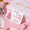 Tarjeta de Felicitación Creativa Práctica de Amor Navideño Tarjeta de Cumpleaños Tarjeta de Bendición Tarjeta de Regalo de Aniversario