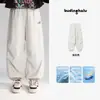 Calça Longa de Verão Refrescante com Proteção Solar para Meninas Pudding Haru 2026 Nova Casual Impermeável Calças para Crianças Calças Paraquedas