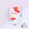 Accesorios de resina dibujos animados Navidad Sanrio diy pegamento crema parche carcasa teléfono móvil pegatinas vaso agua pegatinas nevera caja almacenamiento