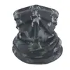 Máscara Fina para Montar Camuflaje para Exteriores Multifuncional Pañuelo Mágico Transpirable Absorbente de Sudor Bufanda de Malla para el Cuello Transfronterizo