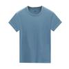 Camiseta branca pura de manga curta masculina primavera e verão camiseta de algodão masculina coreana gola redonda camiseta de baixo