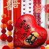 Decoración de Habitación de Boda con Globos Set de Diseño de Escena para Banquete de Boda Globo Rojo de Doble Capa Suministros de Boda Venta al por Mayor