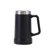 Caneca de Cerveja Transfronteiriça de Aço Inoxidável 304 Pintada por Spray com Alça, Copo de Água Brasileiro de Grande Capacidade, Copo Portátil e Conveniente, Pode Ser Personalizado
