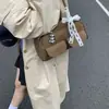 Bolso Bandolera Retro de Otoño para Debajo del Brazo Nuevo Bolso de Hombro para Mujer 2025 Bolso Boston Tipo Almohada de Mano de Alta Gama