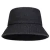 Transfronterizo para hombres y mujeres algodón lavado Sombrero de pescador de mezclilla sombrero para el sol de ocio al aire libre para viajes sombrero de pescador retro sombrero para el sol