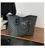 Bolso de Mujer con Estampado Retro Simple, Moda, Gran Capacidad, Lazo, Nuevo Bolso de Mano para Viajero, Bolso Tote de Hombro