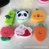 Esponja para lavar platos de dos tonos con estampado de dibujos animados, esponja de limpieza mágica para uso en la cocina, cepillo para lavar platos, estropajo para ollas y paño de cocina para el hogar