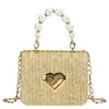 Bolsa pequena de tecido da moda popular deste ano Nova bolsa versátil de alta qualidade com corrente para ombro e transversal Primavera/Verão