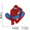 Parche Adhesivo de Spider-Man Xiaotian Marca Bordada para Computadora Manwei Zhangzi Adhesivo de Tela Bordado de Dibujos Animados Red de Araña Bordado Zhangzi