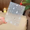 YITU Figura de Hormiga Estampado en Caliente Oro y Plata Navidad Pegatina de Arte de Uñas Copo de Nieve Alce Relieve con Adhesivo Pegatina Decorativa para Uñas YT4367