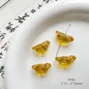 Cuentas de Cristal Checo Pintadas en Oro Doméstico Retro Caracol Pájaro Flor de Durazno Material Hecho a Mano Pulsera Cadena de Teléfono Móvil Accesorios de Joyería