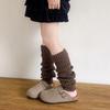 Calcetines para niños Apilados Caña Larga Coreanos Maillard Vintage Cálidos Invierno Medianos y Grandes Calcetines de Pantorrilla Rojo Áncora