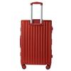 Caja de Dote Nupcial 24 pulgadas Maleta de Boda Marco de Aluminio Rojo Rueda Universal Maleta Trolley Nueva Maleta de Contraseña de Boda
