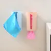 Caja de Almacenamiento Creativa para Bolsas de Basura sin Taladro, Dispensador de Caja de Bolsas de Basura Montado en la Pared de la Cocina, Organizador de Bolsas de Plástico
