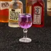 Miniatura Mini Modelo Copa de Vino Artificial Resina Micro Paisaje Pequeña Decoración Adornos Juguetes DIY
