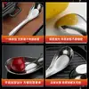 Cuchara de Acero Inoxidable para Uso Doméstico, Cuchara para Comer Infantil, Cuchara para Sopa de Adulto, Cuchara Plana Espesada, Cuchara Profunda para Sopa, Exportación