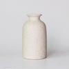 Fornecimento de fábrica simples cerâmica retrô garrafa redonda fresco grés pequeno vaso inserção de flor estilo pastoral nórdico decoração de casa