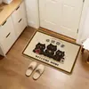 Felpudo de Alfombra para Puerta de Entrada para Uso en el Hogar, Imitación Lino con Base de Goma, Felpudo Antideslizante, Felpudo Resistente a Manchas, Alfombra Anti-Sisal al por Mayor